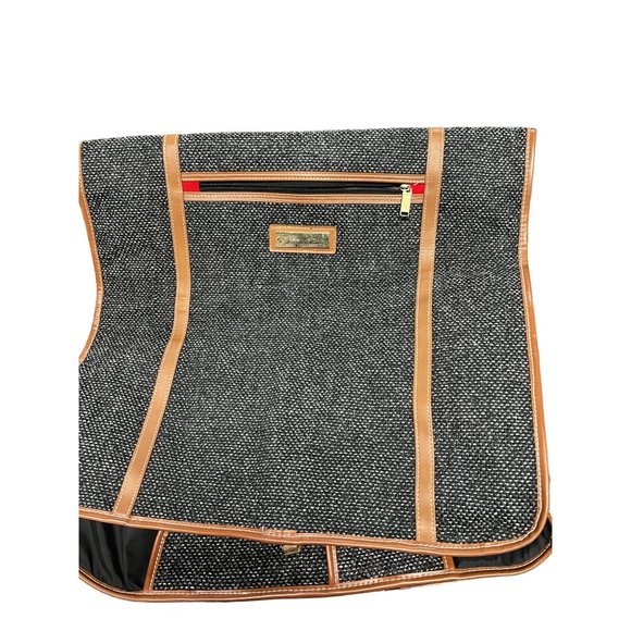 Oscar de la Renta Other Oscar De La Renta Tweed Faux Leather